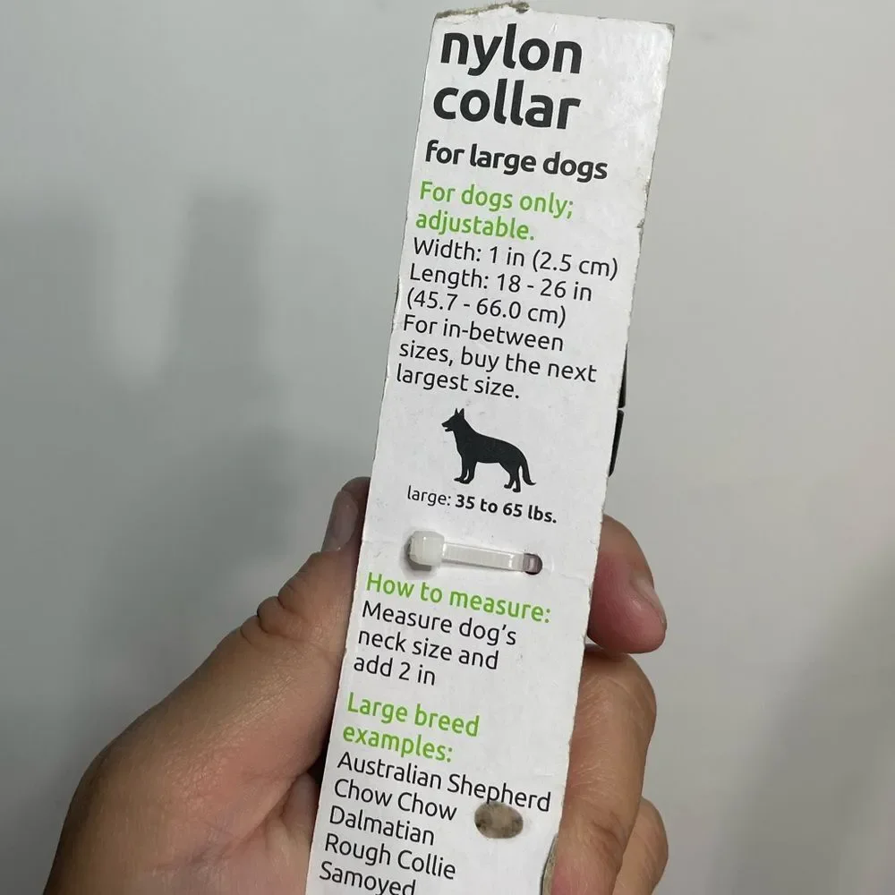 5 for $25🔥Red Nylon‎ Large Dog Collar- New